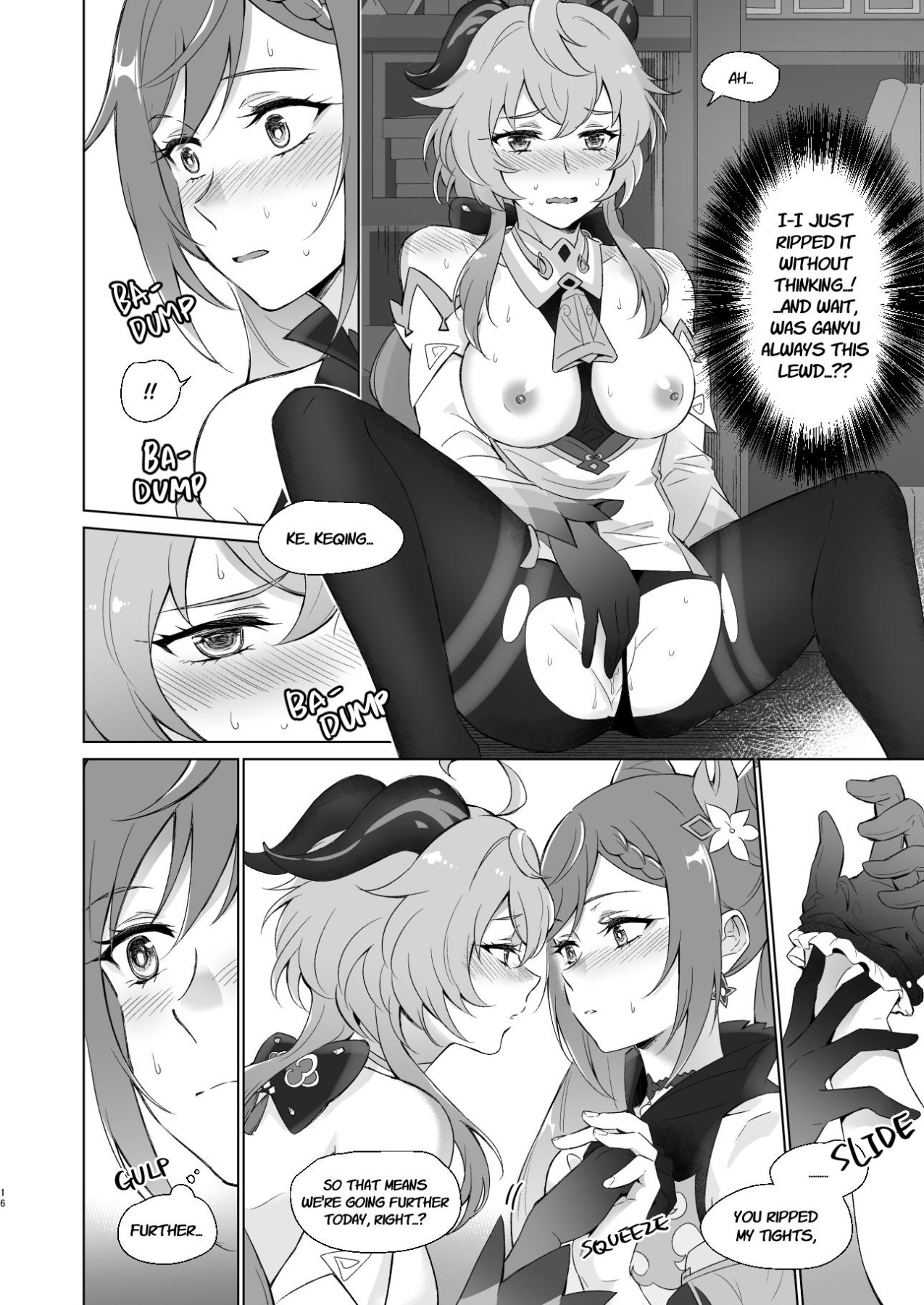 Hentai Manga Comic-Sleep With Me, Ganyu-Read-14